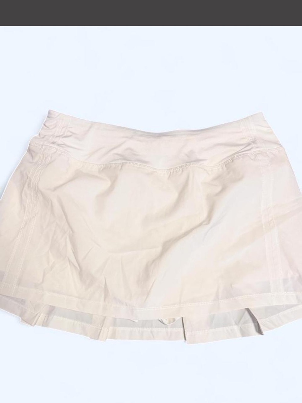 Forever 21 Cream Pleated Mini Skirt